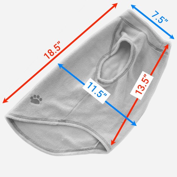 Fleece Pullover Dog Sweater - Picture 5 of 5